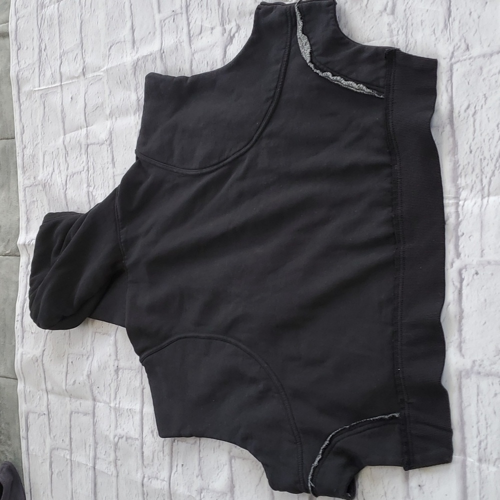 Free People Movement Heavyweight Muscle Tank Hoodie - Black - Picture 9 of 13